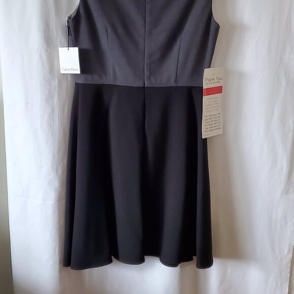 NWT! Vintage Calvin Klein Lined Dress Size: 4 - Picture 10 of 10